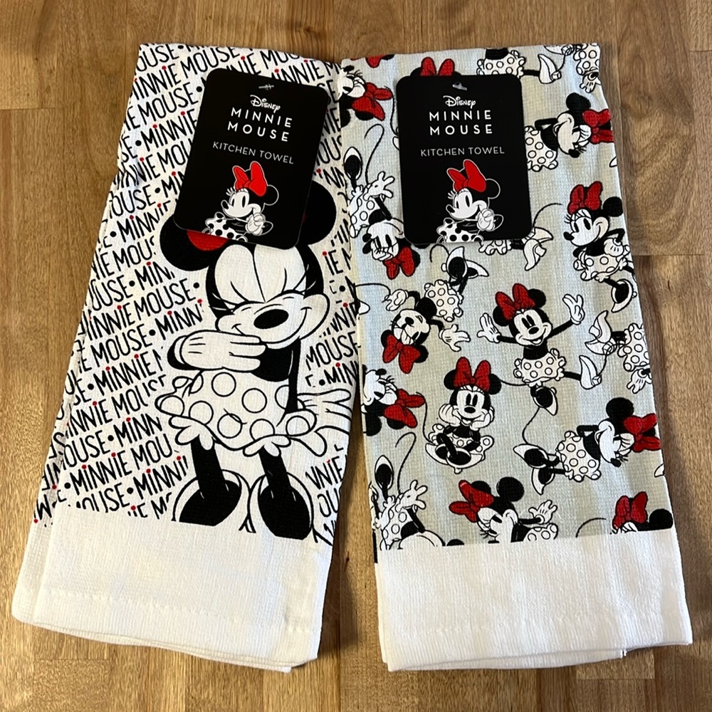 Disney Minnie Mouse Kitchen Towel 2 Pc Set